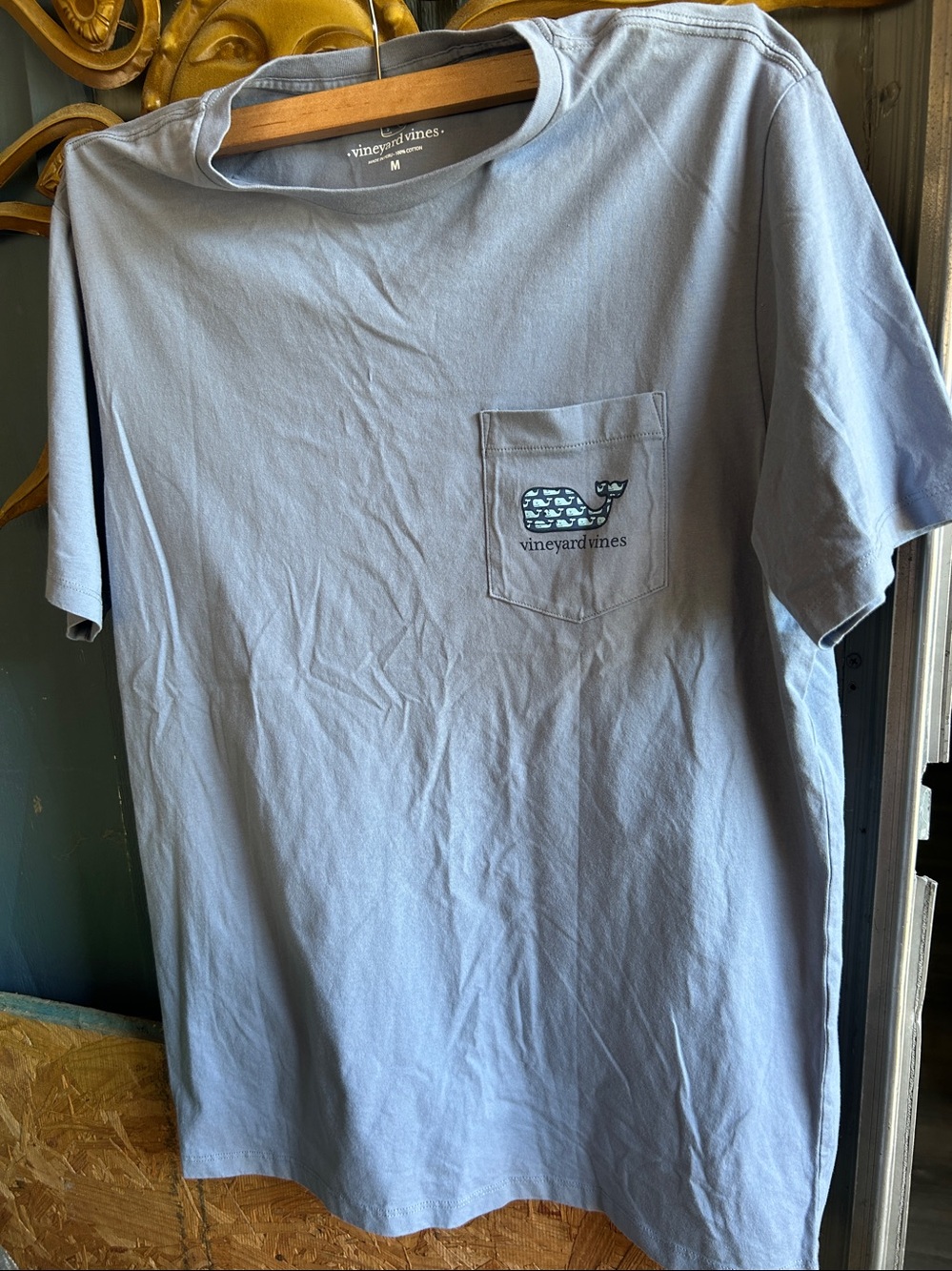 Vineyard Vines Short-Sleeve Pocket Tee in Slate